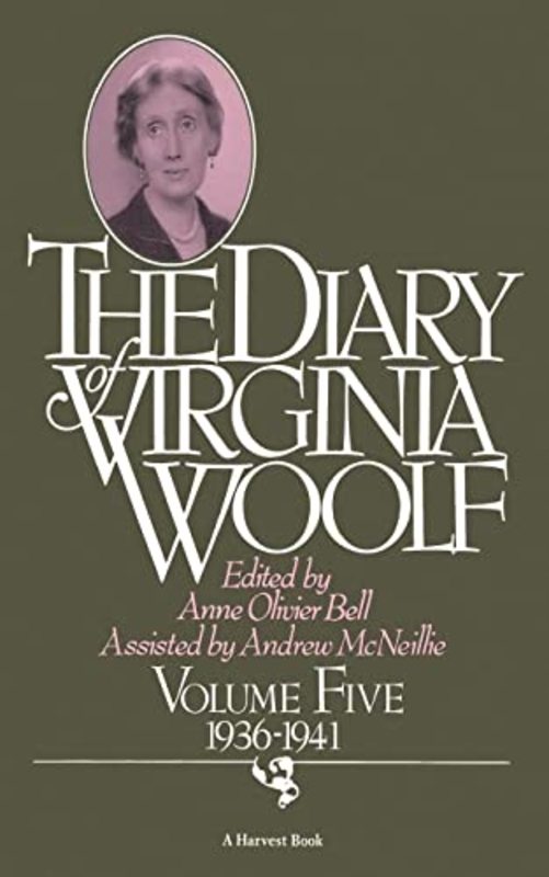 Book cover for "The Diary of Virginia Woolf, Volume Five" by Virginia Woolf
