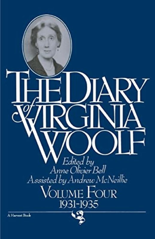 Book cover for "The Diary of Virginia Woolf, Volume Four" by Virginia Woolf