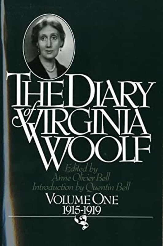 Book cover for "The Diary of Virginia Woolf, Volume One" by Virginia Woolf