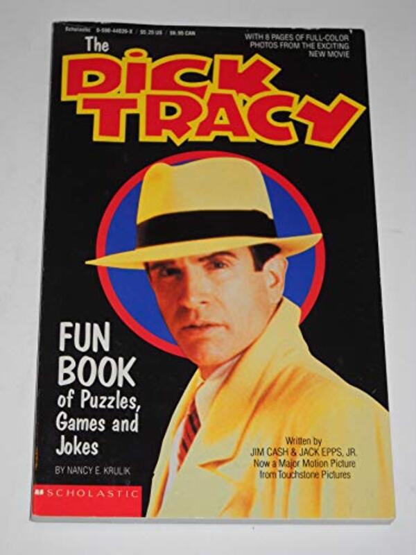 Book cover for "The Dick Tracy Fun Book" by Nancy Krulik