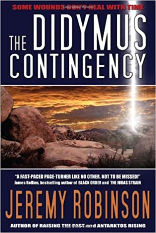 Book cover for "The Didymus Contingency" by Jeremy Robinson