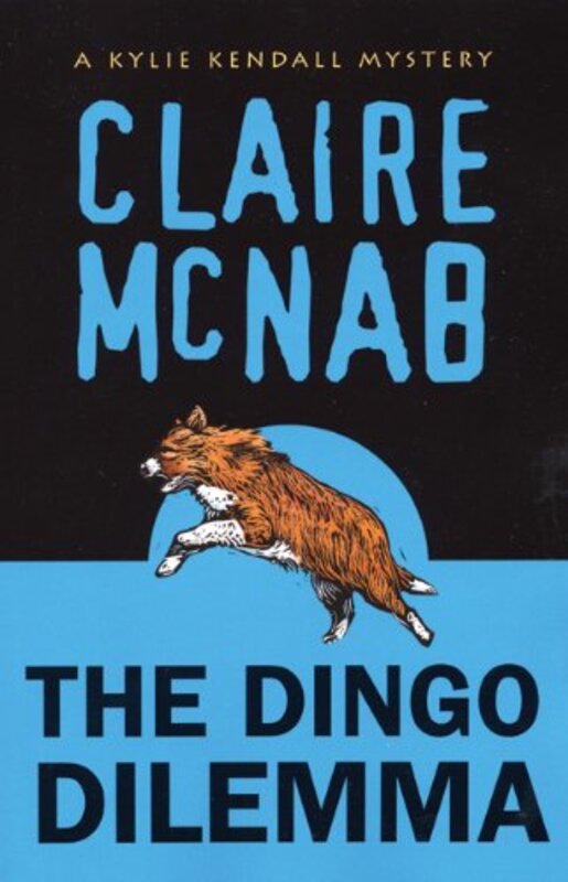 Book cover for "The Dingo Dilemma" by Claire McNab