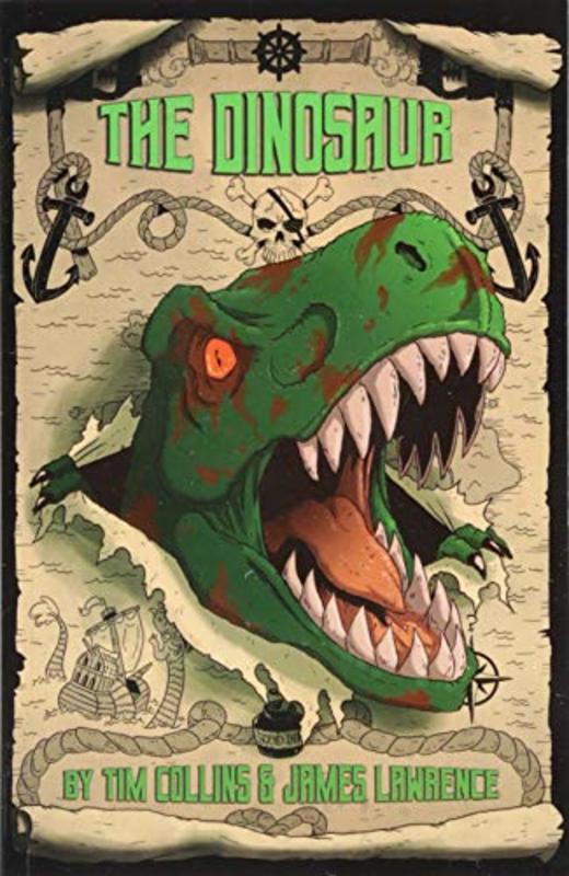 Book cover for "The Dinosaur" by Tim Collins