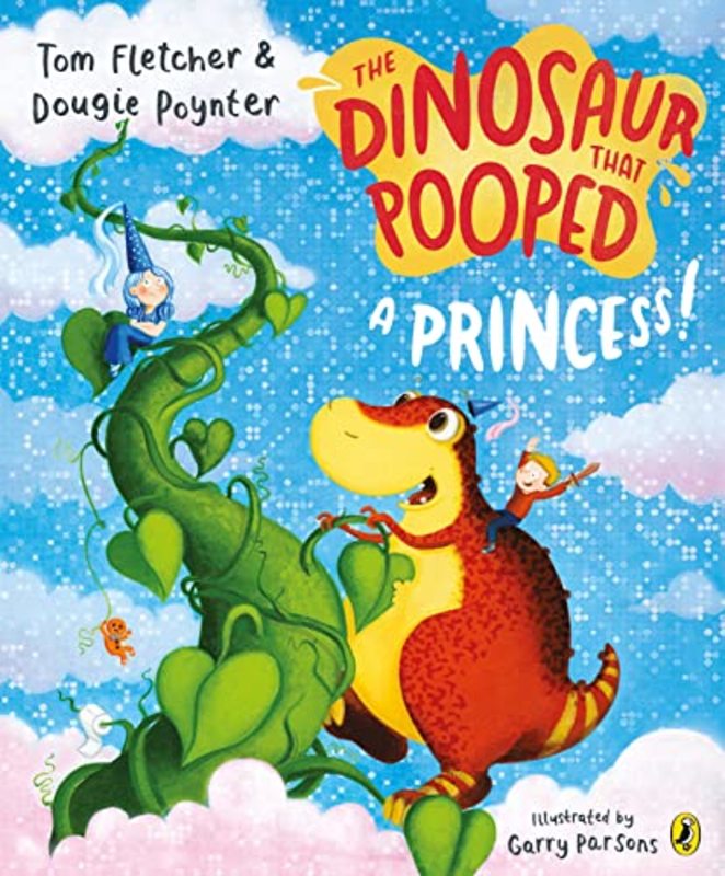 Book cover for "The Dinosaur that Pooped a Princess!" by Tom Fletcher