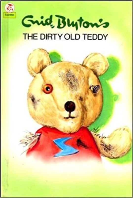 Book cover for "The Dirty Old Teddy" by Enid Blyton