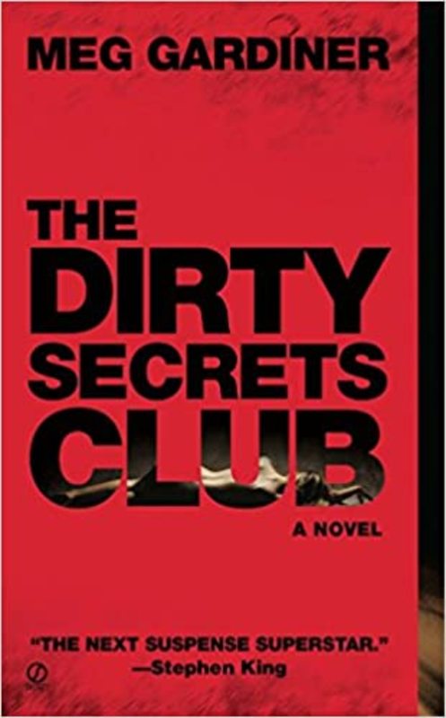 Book cover for "The Dirty Secrets Club" by Meg Gardiner
