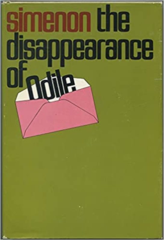 Book cover for "The Disappearance Of Odile" by Georges Simenon