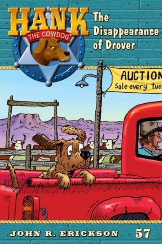 Book cover for "The Disappearance of Drover" by John R Erickson