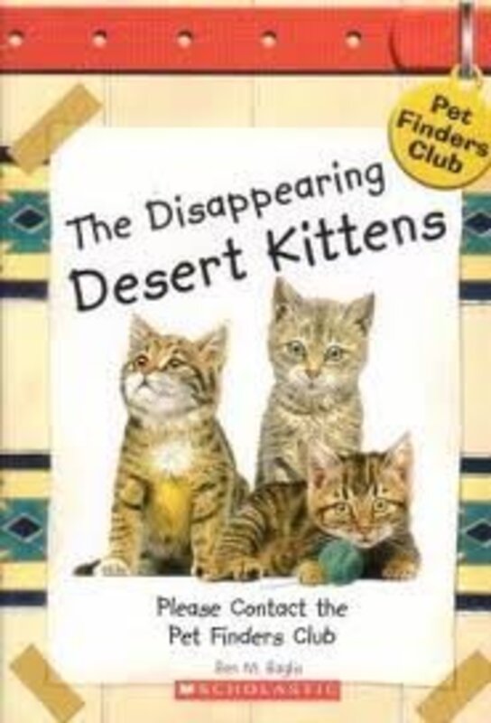 Book cover for "The Disappearing Desert Kittens" by Ben M Baglio