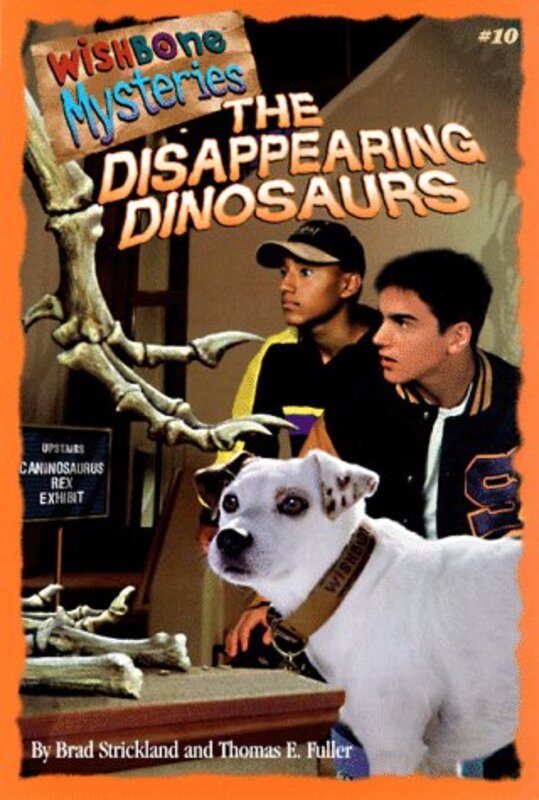 Book cover for "The Disappearing Dinosaurs" by Brad Strickland