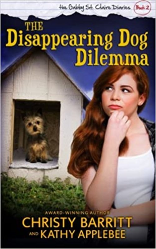 Book cover for "The Disappearing Dog Dilemma" by Christy Barritt