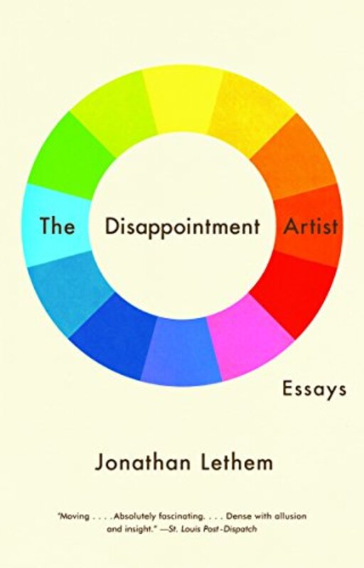 Book cover for "The Disappointment Artist" by Jonathan Lethem