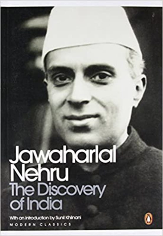 Book cover for "The Discovery of India" by Jawaharlal Nehru
