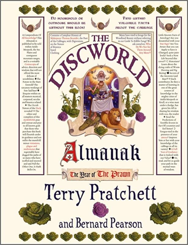 Book cover for "The Discworld Almanac for the Common Year 2005" by Terry Pratchett