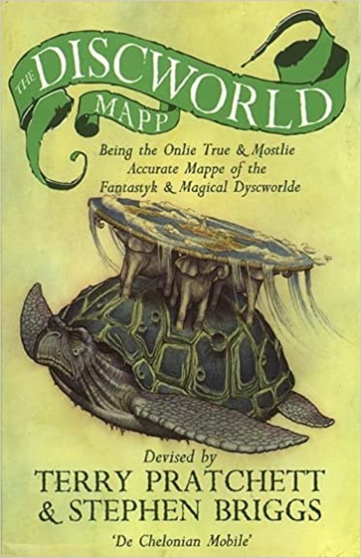 Book cover for "The Discworld Mapp" by Terry Pratchett