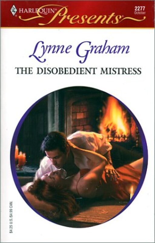 Book cover for "The Disobedient Mistress" by Lynne Graham