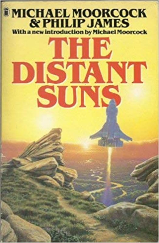 Book cover for "The Distant Suns" by Michael Moorcock