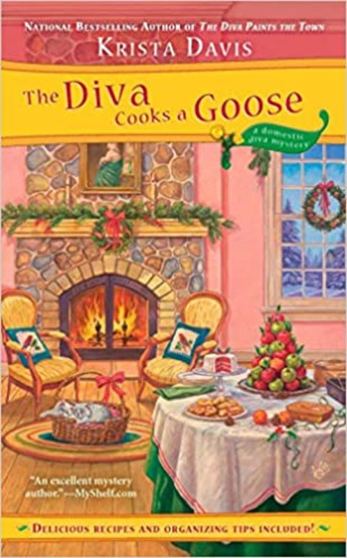 Book cover for "The Diva Cooks a Goose" by Krista Davis