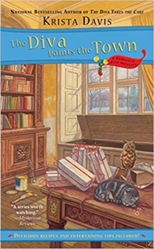 Book cover for "The Diva Paints the Town" by Krista Davis