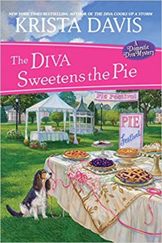 Book cover for "The Diva Sweetens the Pie" by Krista Davis