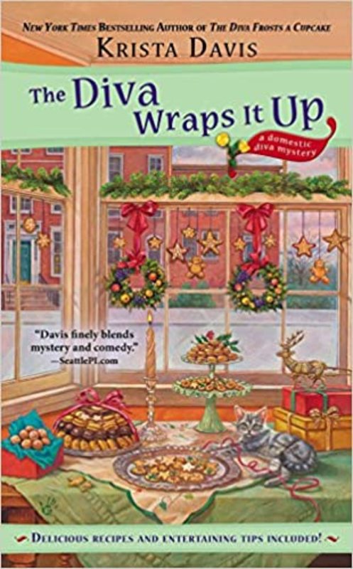 Book cover for "The Diva Wraps It Up" by Krista Davis
