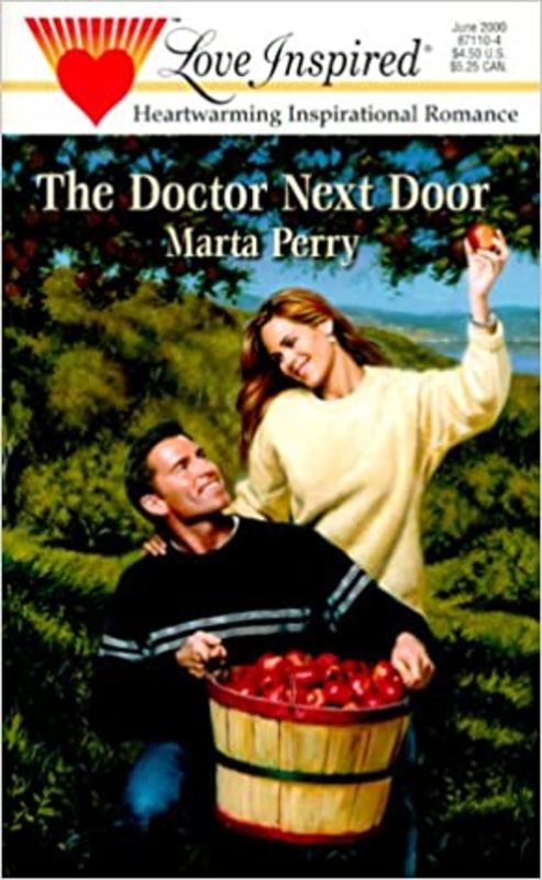 Book cover for "The Doctor Next Door" by Marta Perry