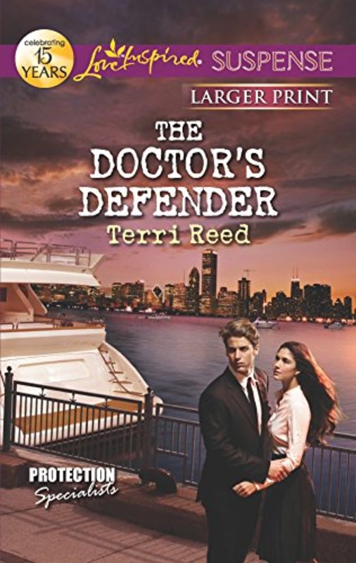 Book cover for "The Doctor's Defender" by Terri Reed