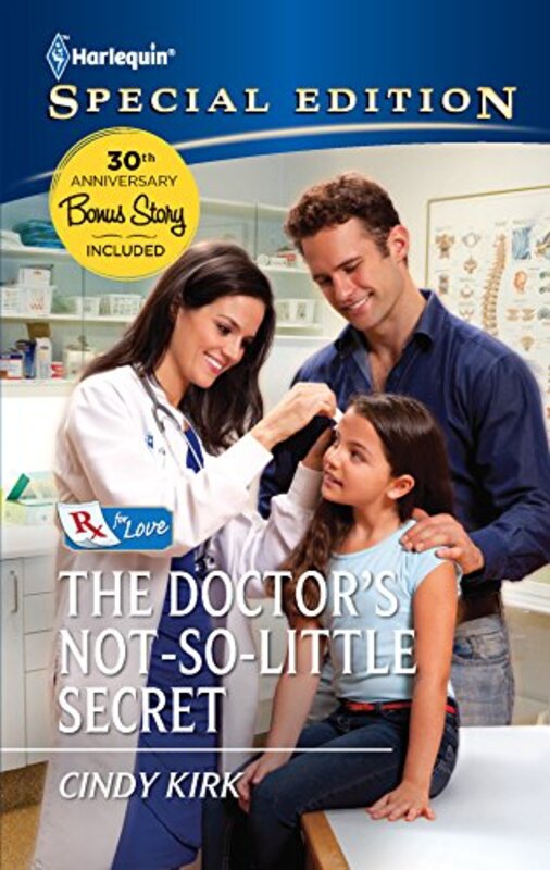 Book cover for "The Doctor's Not-So-Little Secret" by Cindy Kirk