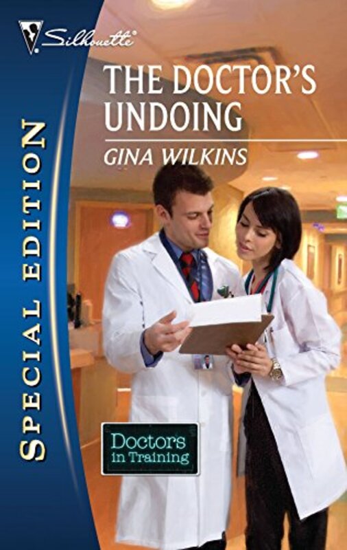 Book cover for "The Doctor's Undoing" by Gina Ferris Wilkins