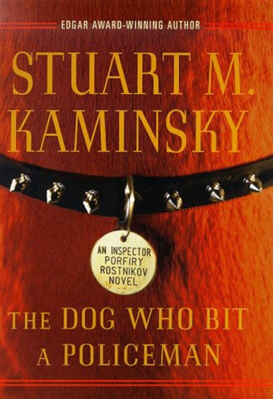 Book cover for "The Dog Who Bit a Policeman" by Stuart M Kaminsky