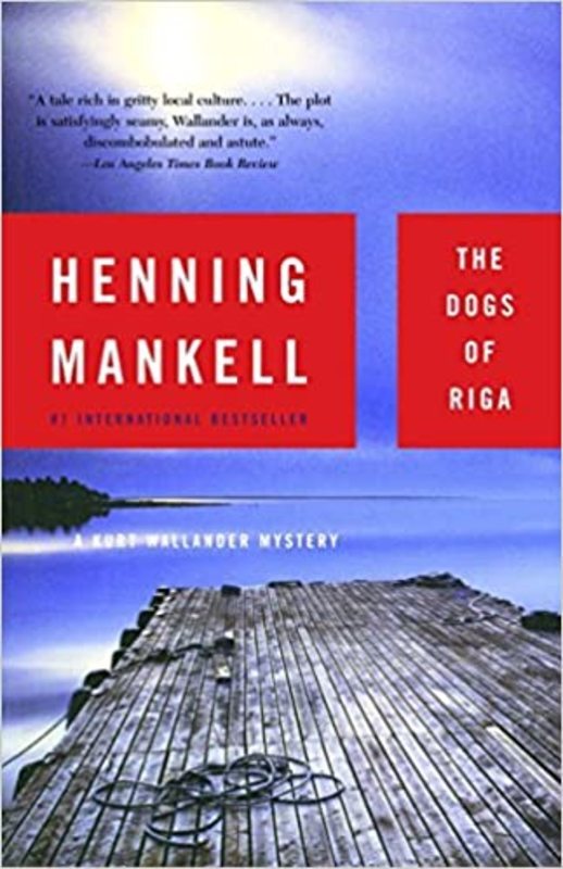 Book cover for "The Dogs of Riga" by Henning Mankell