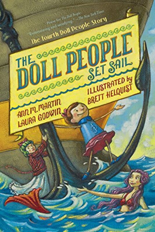 Book cover for "The Doll People Set Sail" by Ann M Martin