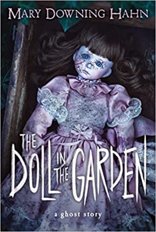 Book cover for "The Doll in the Garden" by Mary Downing Hahn