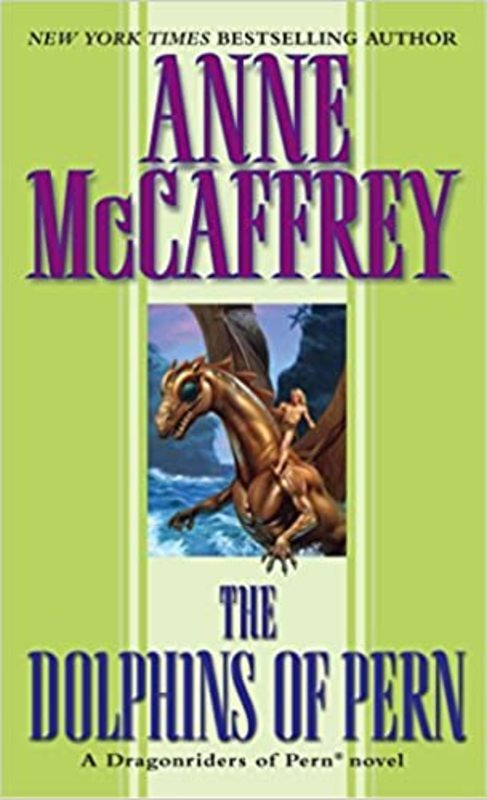Book cover for "The Dolphins of Pern" by Anne McCaffrey