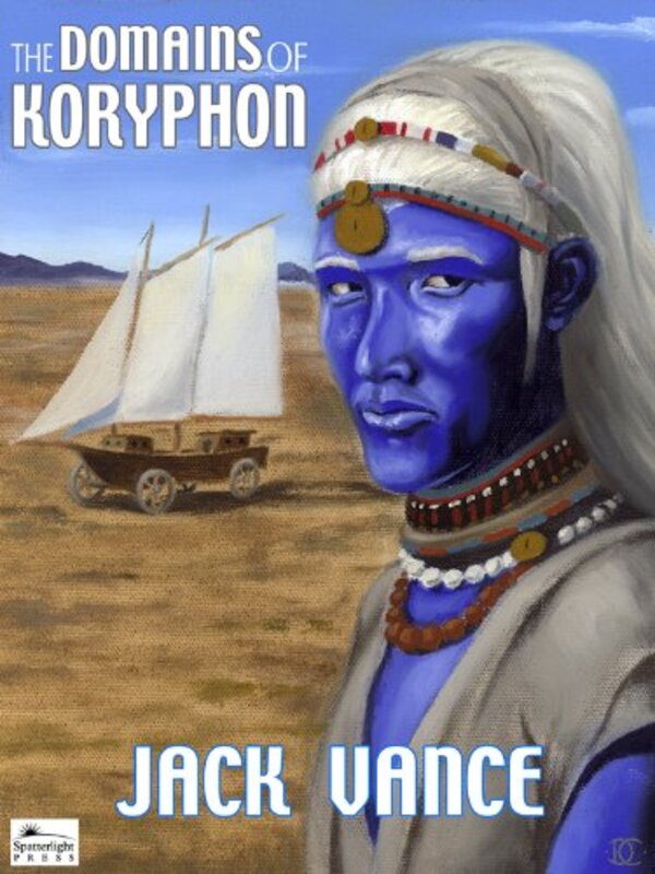 Book cover for "The Domains of Koryphon" by Jack Vance