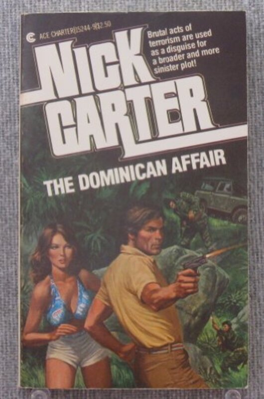 Book cover for "The Dominican Affair" by Nick Carter