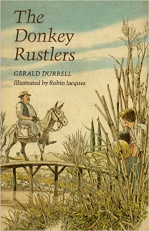 Book cover for "The Donkey Rustlers" by Gerald Durrell