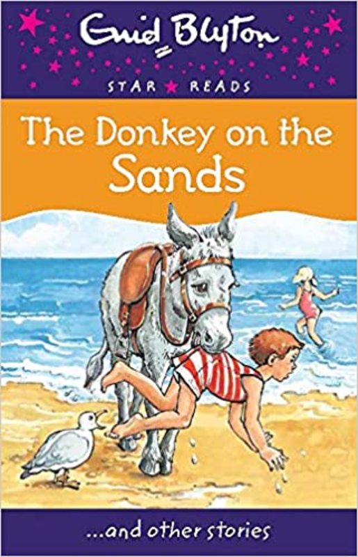 Book cover for "The Donkey on the Sands" by Enid Blyton