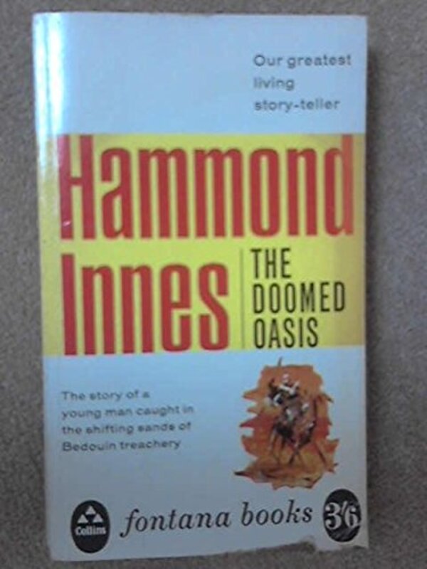Book cover for "The Doomed Oasis" by Hammond Innes