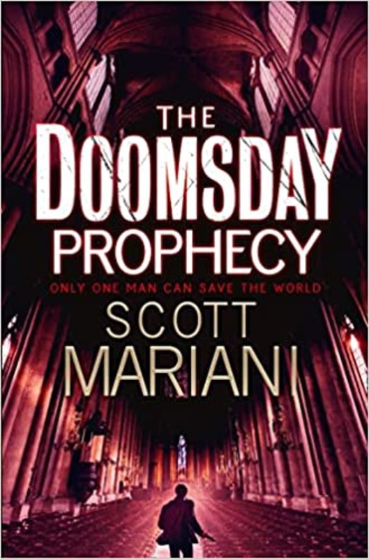 Book cover for "The Doomsday Prophecy" by Scott Mariani