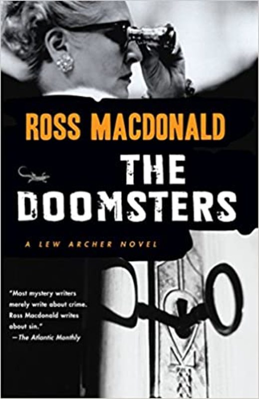 Book cover for "The Doomsters" by Ross Macdonald