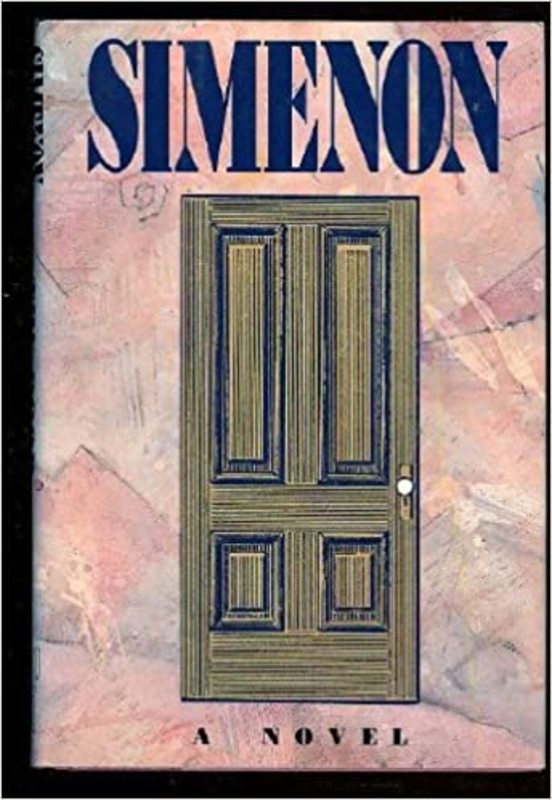 Book cover for "The Door" by Georges Simenon