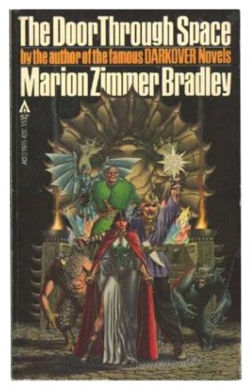 Book cover for "The Door Through Space" by Marion Zimmer Bradley