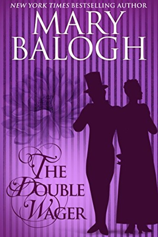 Book cover for "The Double Wager" by Mary Balogh