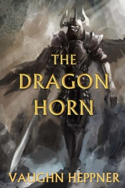 Book cover for "The Dragon Horn" by Vaughn Heppner