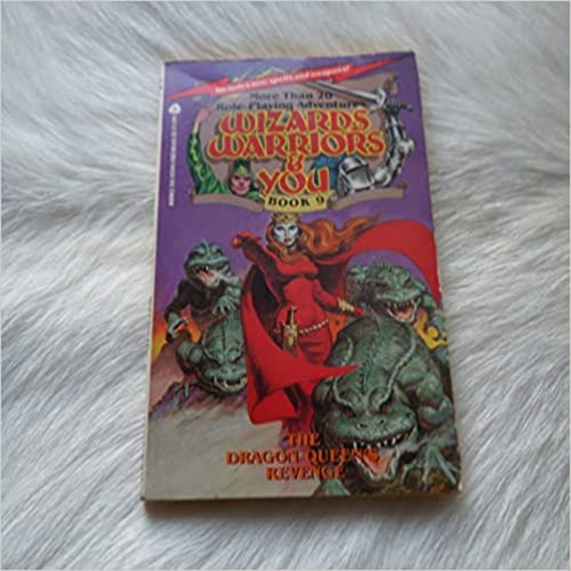 Book cover for "The Dragon Queen's Revenge" by R.L. Stine
