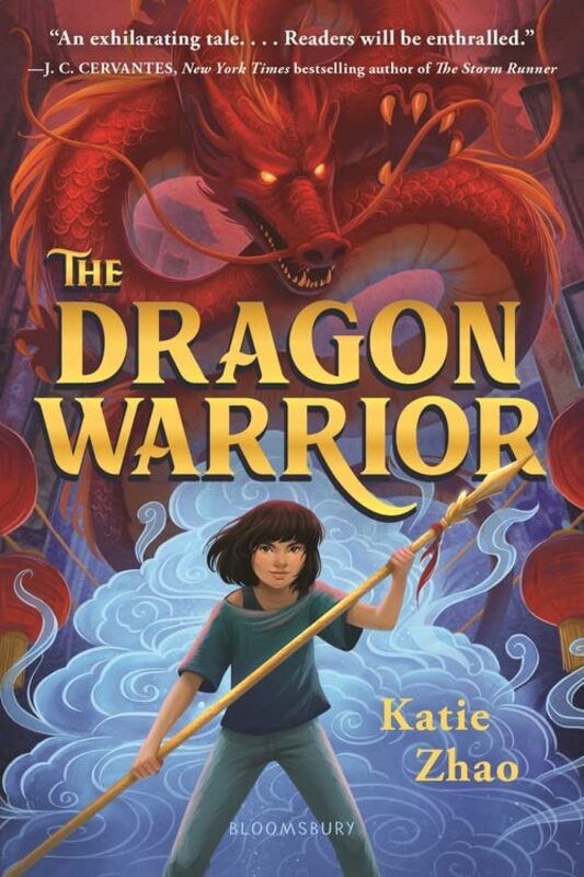 Book cover for "The Dragon Warrior" by Katie Zhao