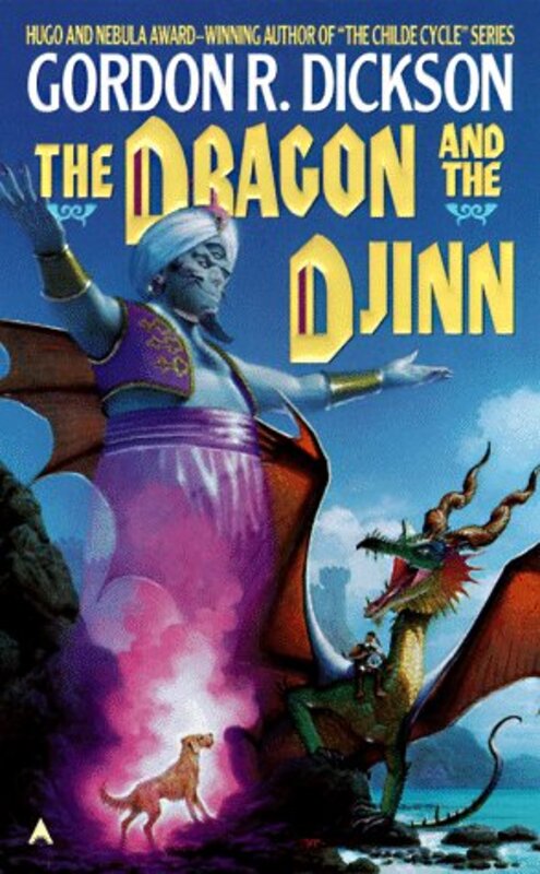 Book cover for "The Dragon and The Djinn" by Gordon R Dickson
