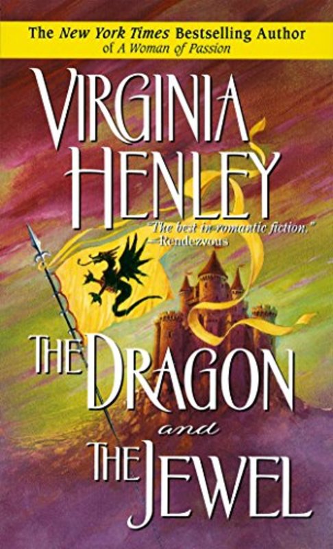 Book cover for "The Dragon and the Jewel" by Virginia Henley
