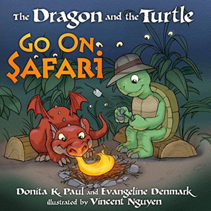 Book cover for "The Dragon and the Turtle Go on Safari" by Donita K Paul